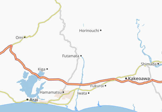 Karte Stadtplan Futamata