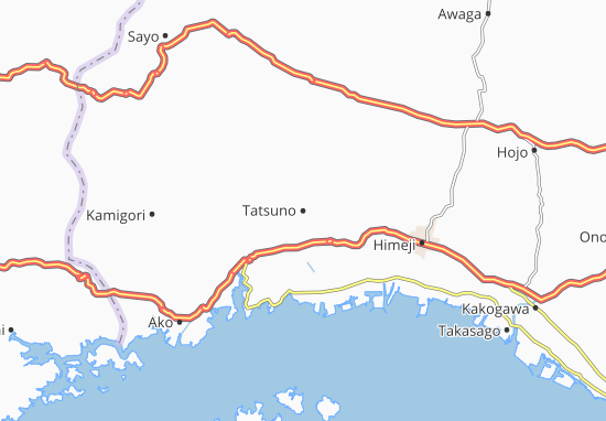 Kaart Plattegrond Tatsuno
