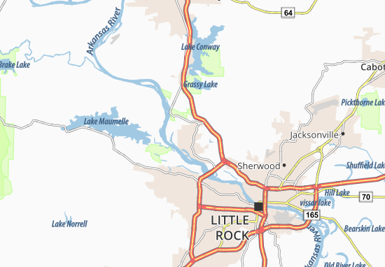 Maumelle Map