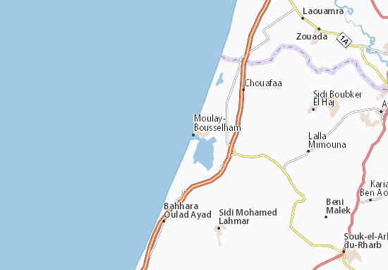 Mapa Moulay-Bousselham