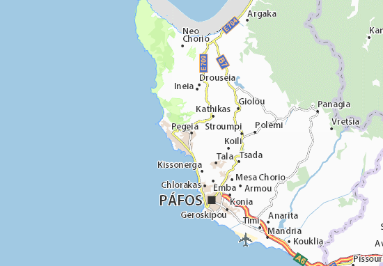 Pegeia Map