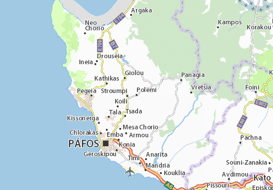 Polemi Map