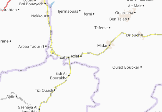 Mapa Azlaf