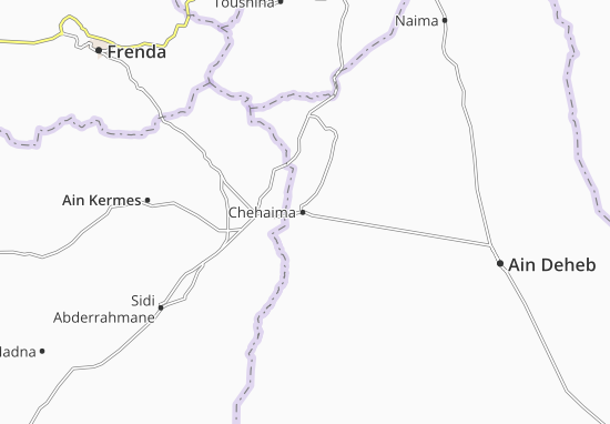 Kaart Plattegrond Chehaima