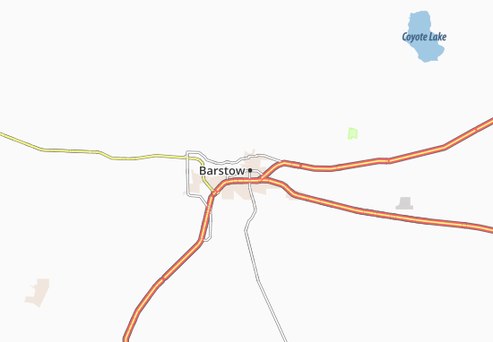 Karte Stadtplan Barstow