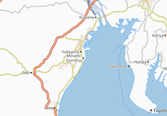 Mapa Minami-Gomitsu