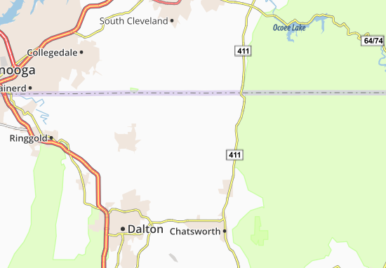Kaart Plattegrond Beaverdale