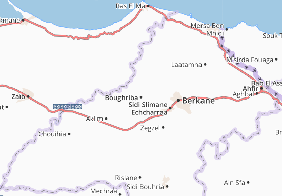 Karte Stadtplan Boughriba