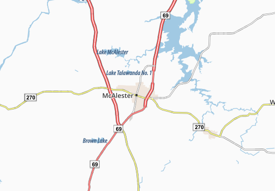McAlester Map