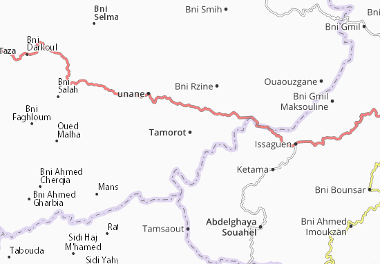 Karte Stadtplan Tamorot