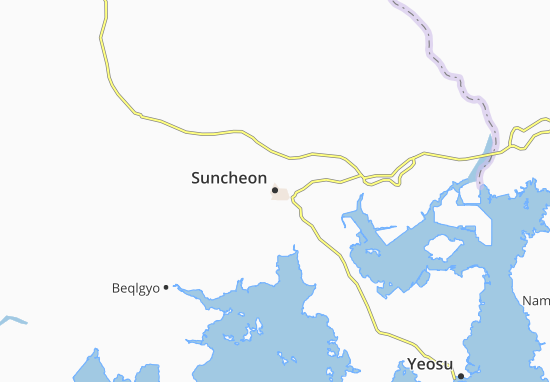 Mapa Suncheon