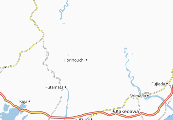 Karte Stadtplan Horinouchi