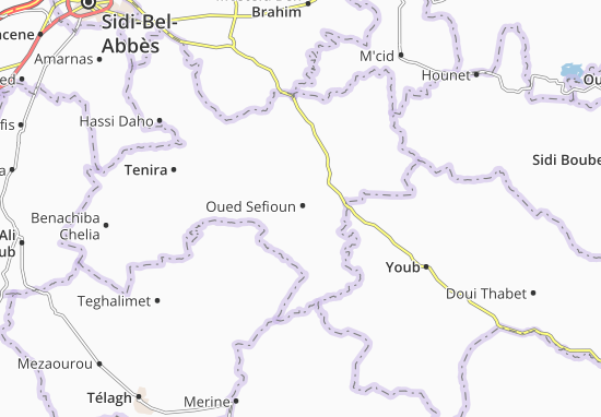 Mapa Oued Sefioun