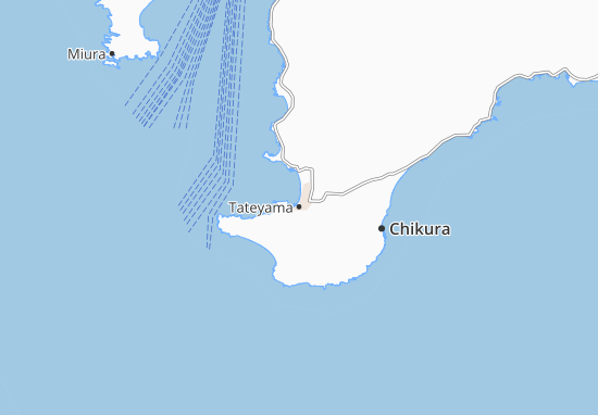 Karte Stadtplan Tateyama