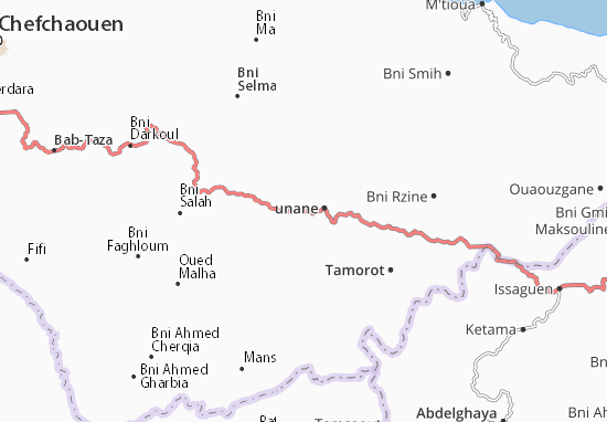 Kaart Plattegrond Bab-Berret