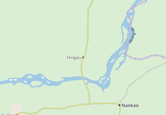 Mapa Fengqiu