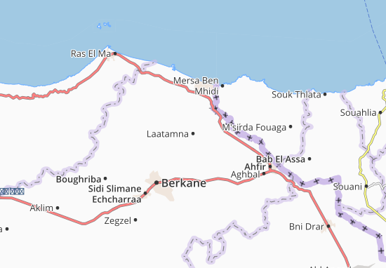 Karte Stadtplan Laatamna