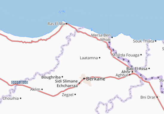 Karte Stadtplan Madagh