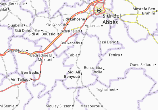 Karte Stadtplan Tabia