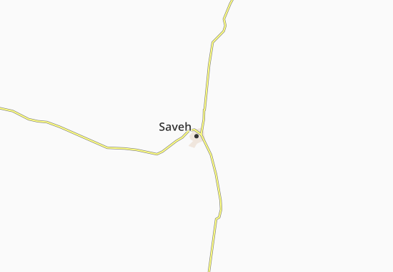 Mapa Saveh