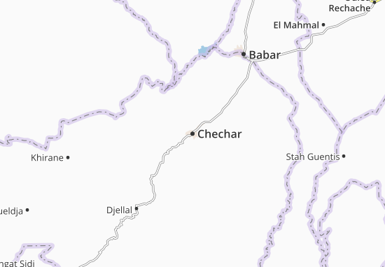 Mapa Chechar