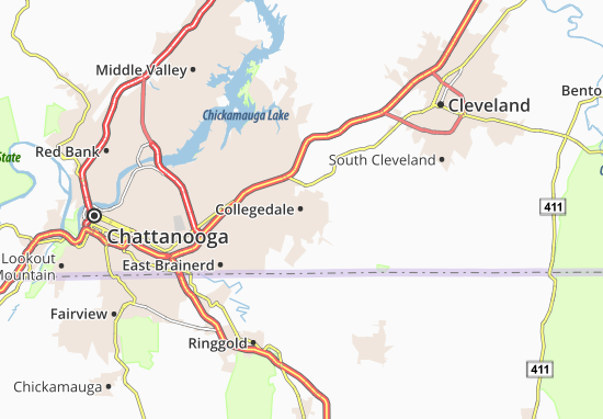 Collegedale Map