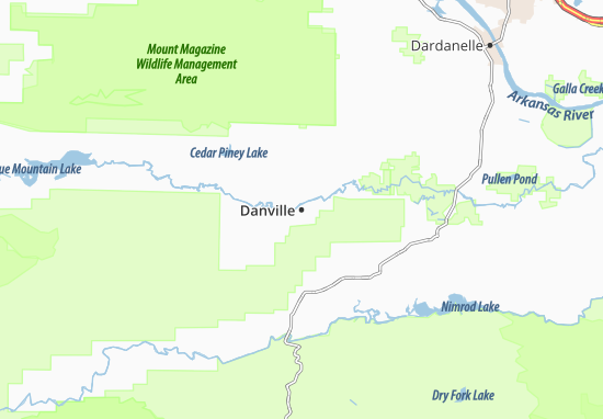 Mapa Danville
