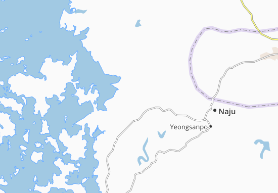 Kaart Plattegrond Hampyeong