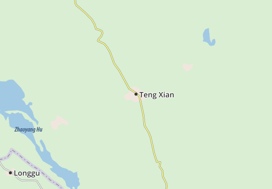 Karte Stadtplan Teng Xian