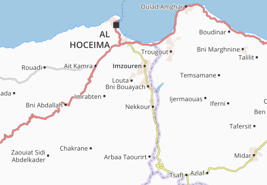 Karte Stadtplan Tifarouine
