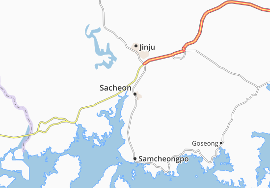 Mapa Sacheon