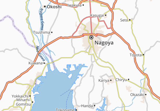 Kaart Plattegrond Nishikimachi