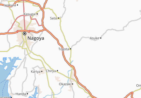 Karte Stadtplan Toyota