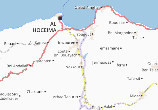 Karte Stadtplan Bni Bouayach