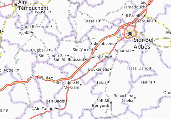 Carte-Plan Sidi Ali Boussidi