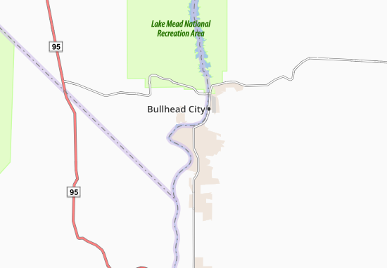 Kaart Plattegrond Bullhead City