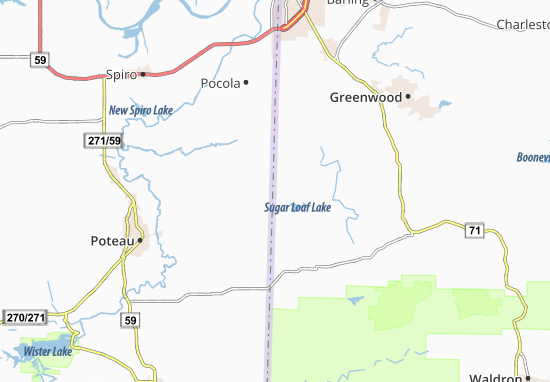 Mapa Slaytonville