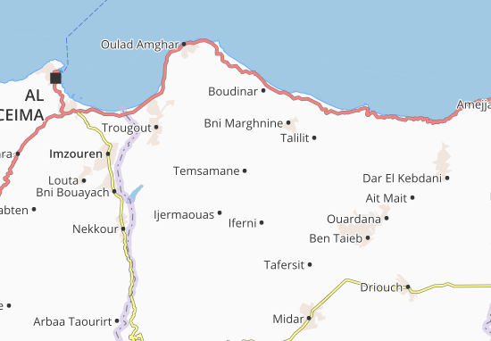 Temsamane Map