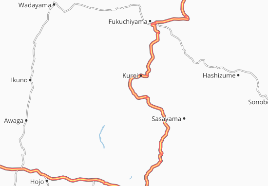 Karte Stadtplan Kaibara