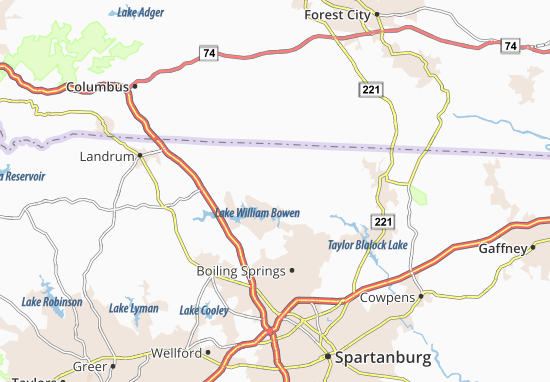Fingerville Map