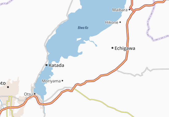 Mapa Omi-Hachiman
