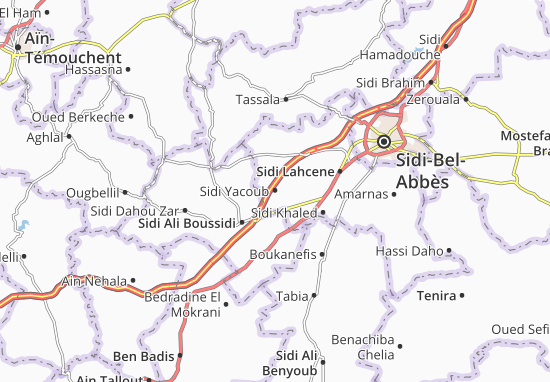Mapa Sidi Yacoub