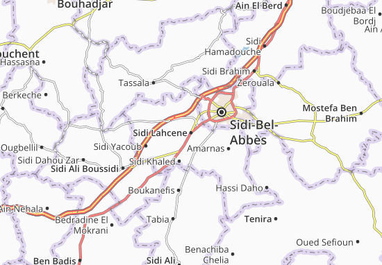 Carte-Plan Sidi Lahcene