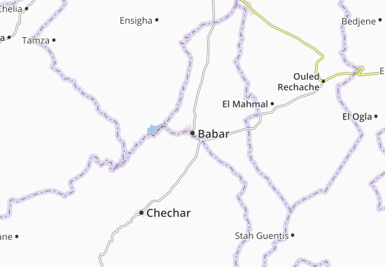 Mapa Babar