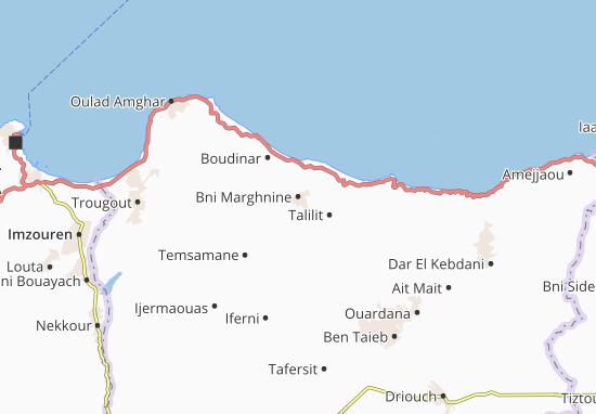 Mapa Bni Marghnine