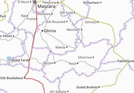 Mapa Makda