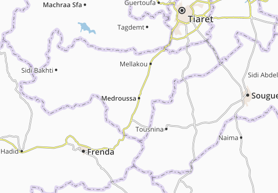 Karte Stadtplan Medroussa