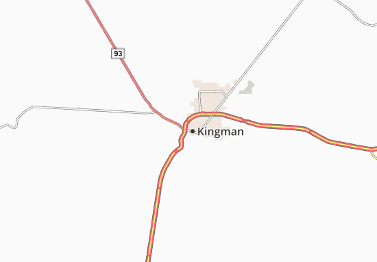 Kaart Plattegrond Kingman