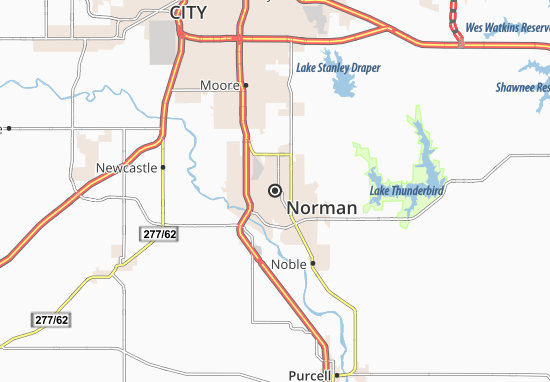Kaart Plattegrond Norman