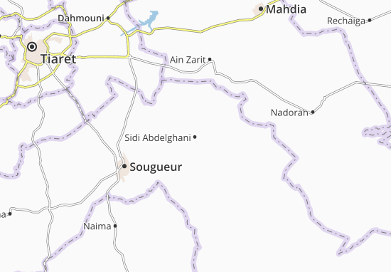 Karte Stadtplan Sidi Abdelghani